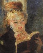 Pierre Renoir Woman Reading  fff oil painting on canvas
